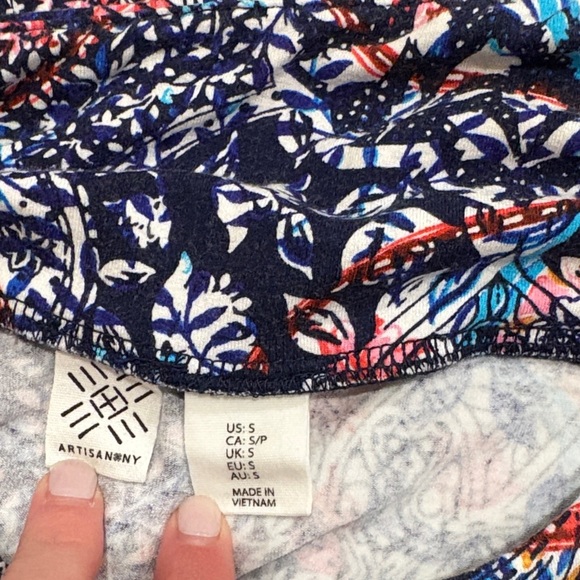 Artisan NY Floral Maxi Skirt With Slit Small - Picture 5 of 7